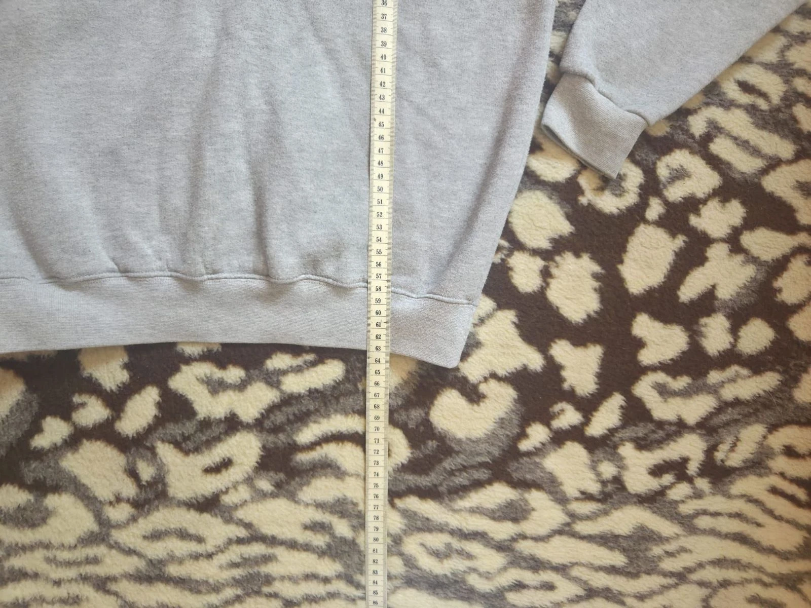 Hommes sweat rétro vintage adidas, adidas originals, couleur gris - taille S – photo 4